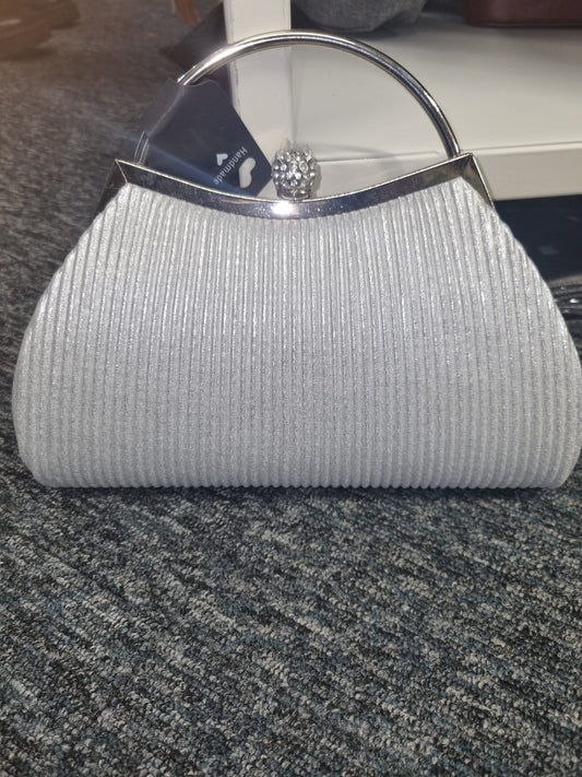 Ribbed sparkly bag