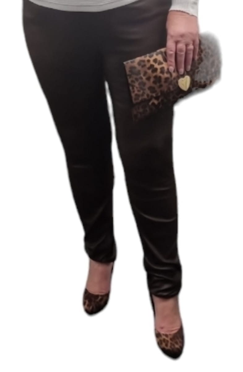 Animal print clutch