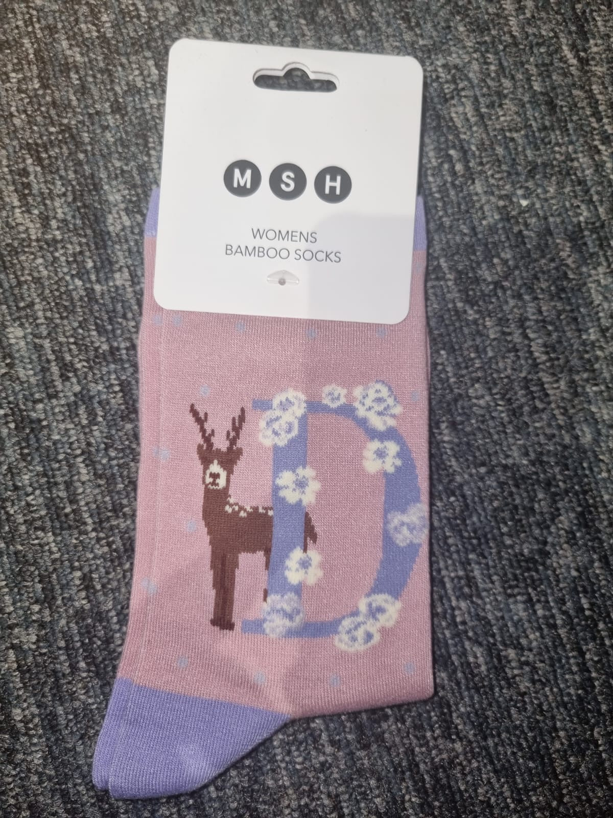 Alphabet socks no