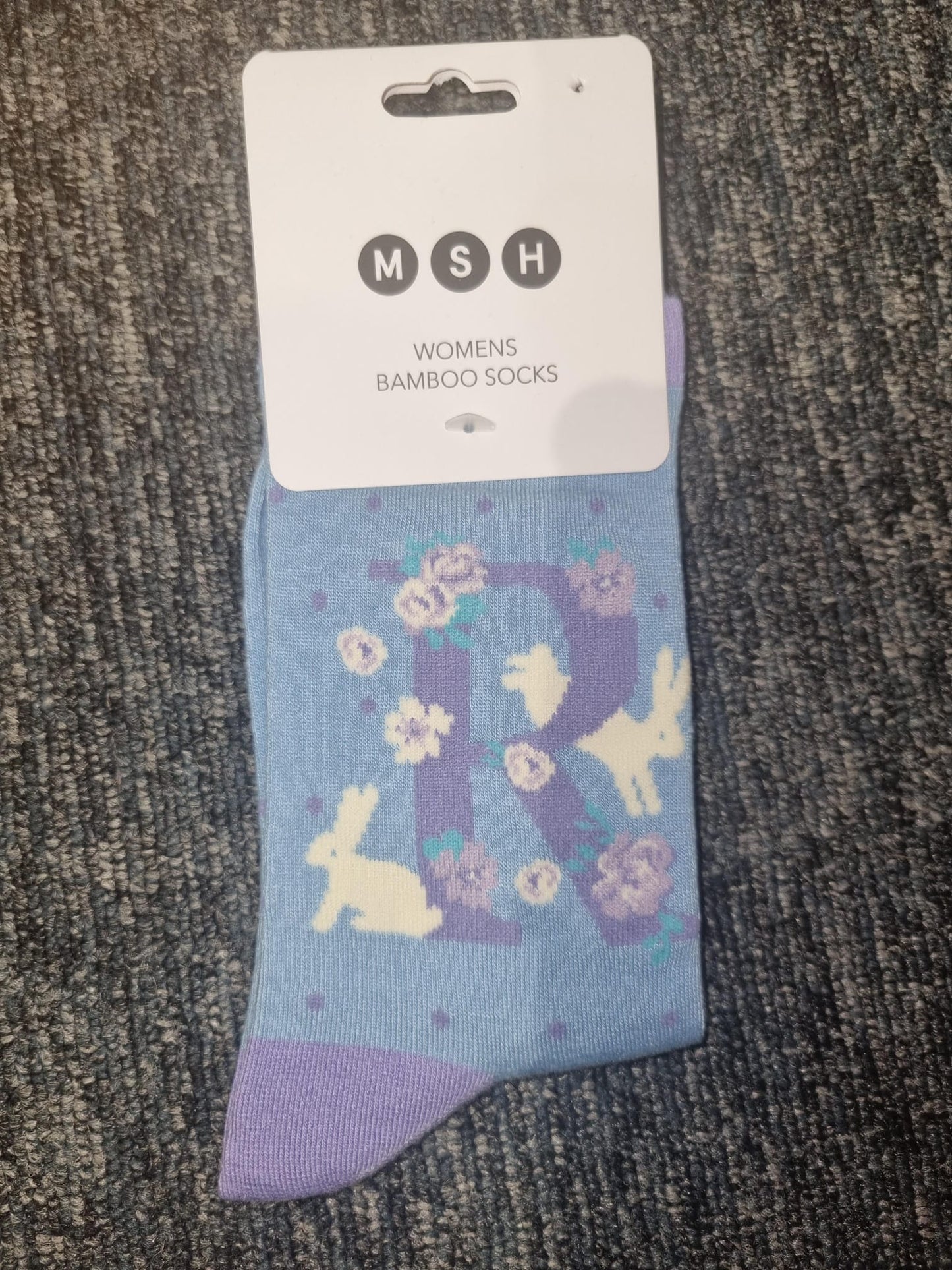 Alphabet socks no