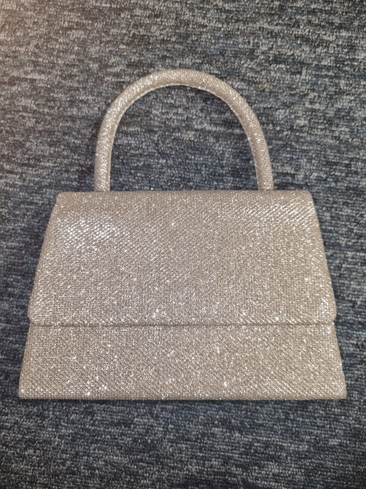 Miniature glitter bag